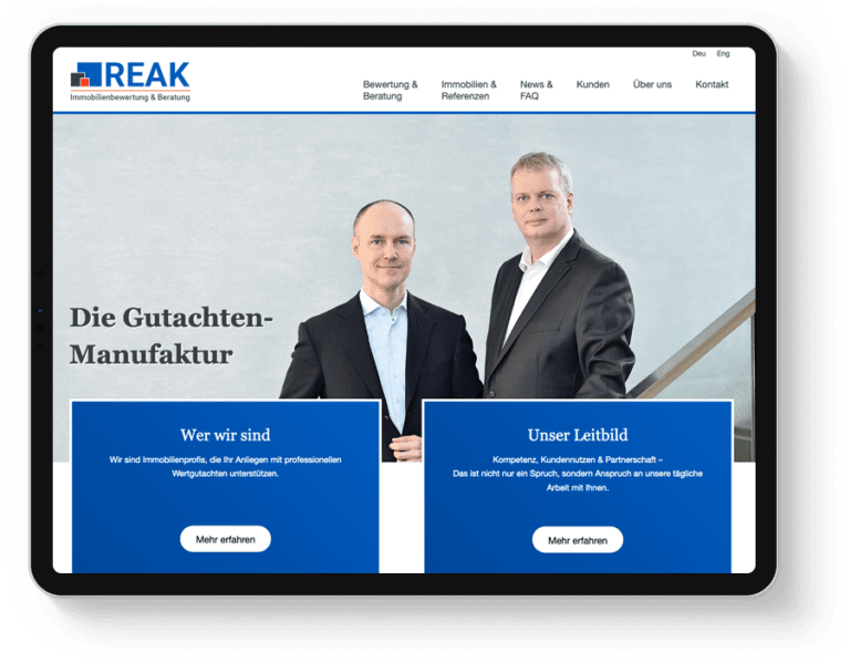 Website Immobiliengutachter Frankfurt