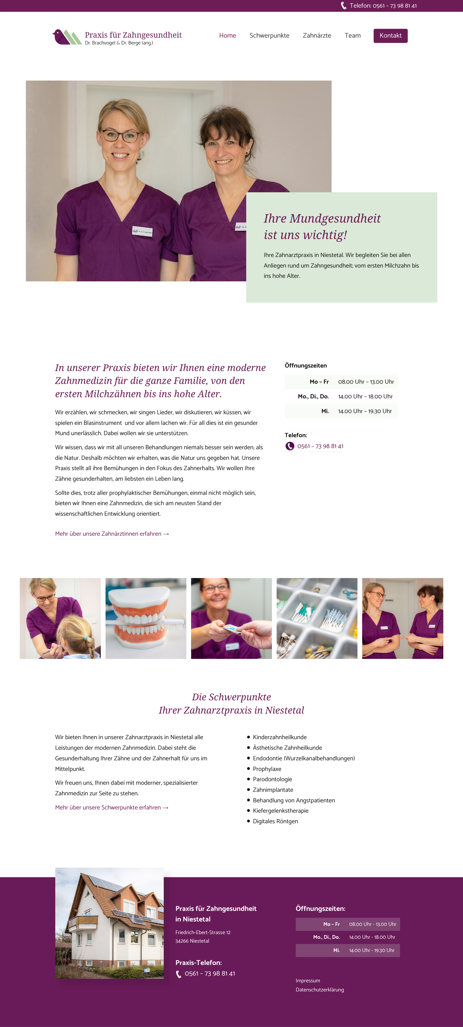 Responsive Webdesign – Orthopäde, Bad Vilbel