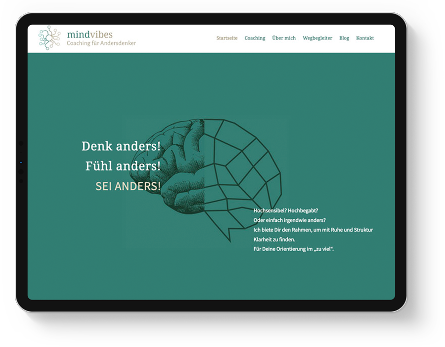 Branding und Website für einen selbständigen Coach