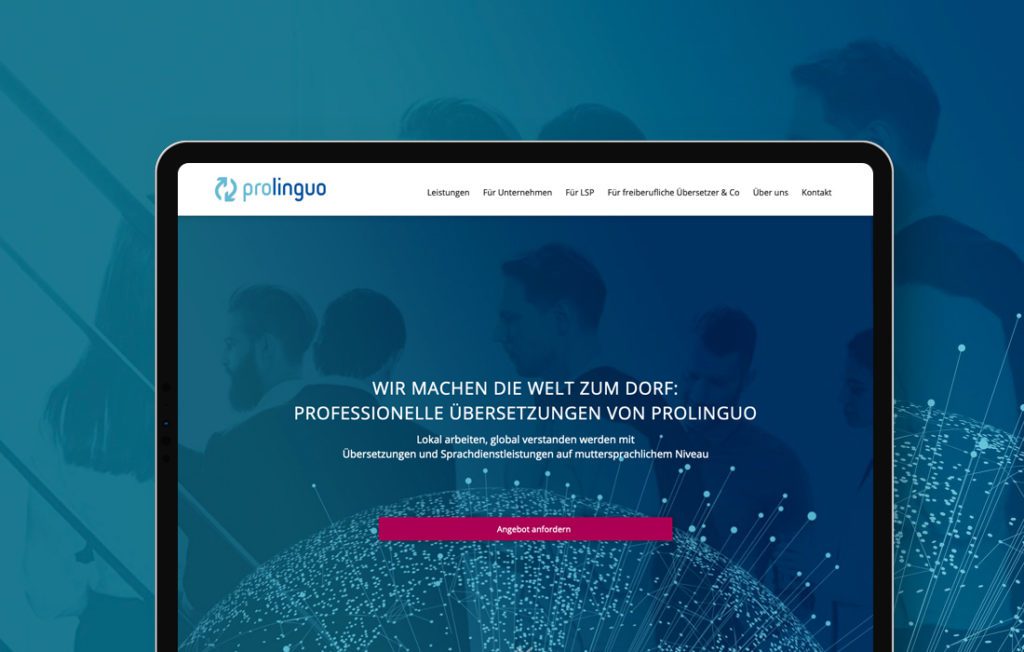 Responsive Webdesign für eine Übersetzungsdienstleister aus Hannover